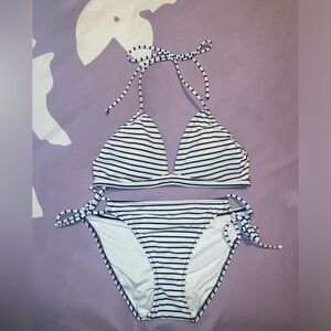 Victorias Secret striped bikini